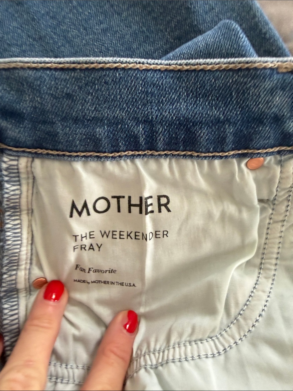 MOTHER The Weekender fray Women’s Jeans - Picture 6 of 7